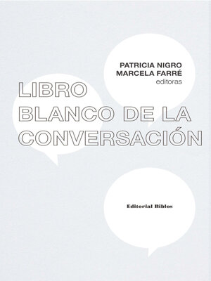cover image of Libro blanco de la conversación
